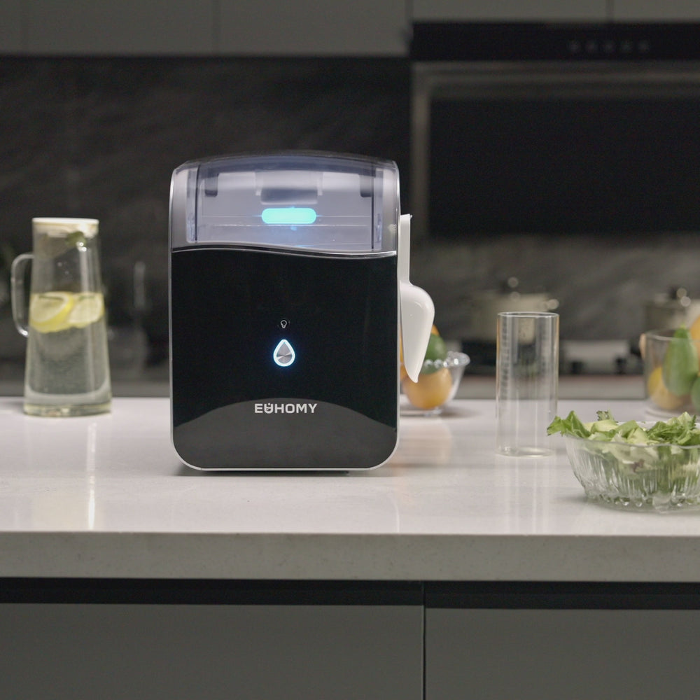 
                      
                        Load and play video in Gallery viewer, EUHOMY Pearl L1 Pro Nugget Ice Maker
                      
                    